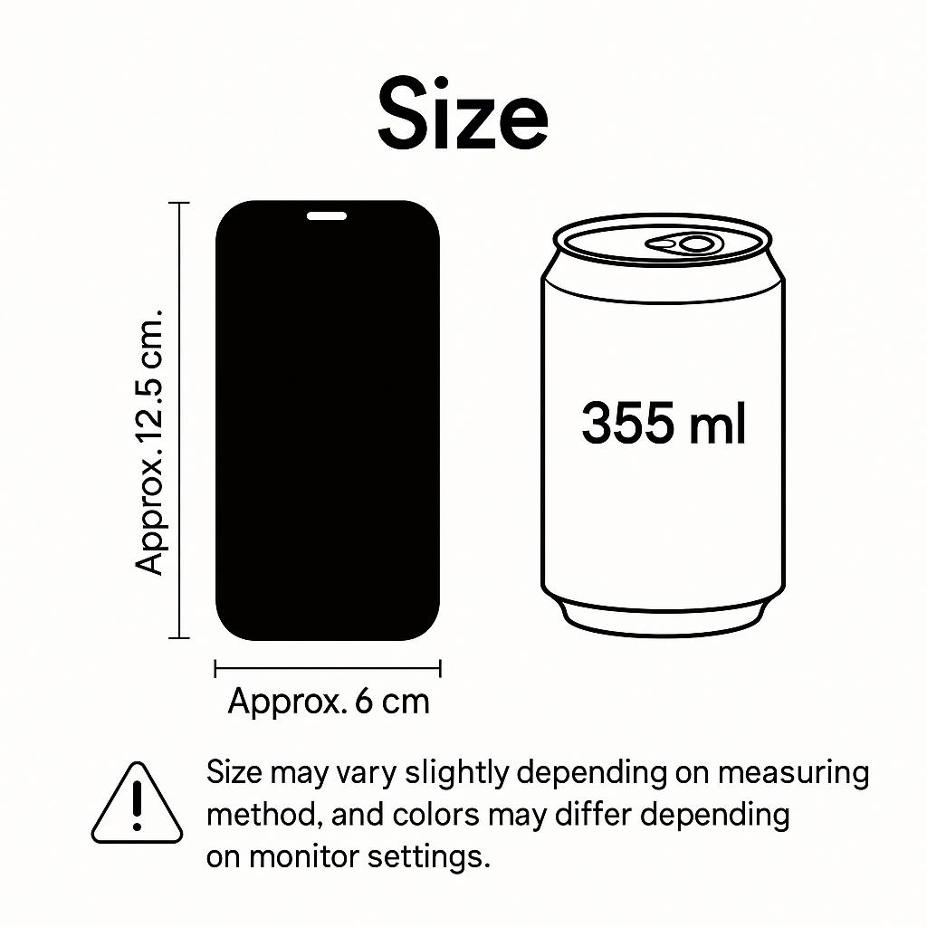 Made in Korea iPhone 12 Mini Privacy Screen Protector