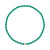 [Bnbgold] 14K/18K Petite Cutting Ball Green Onyx Wish Bracelet Chb41119