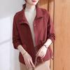 Women's Mid-Aged Plus Size Autumn Short Jacket