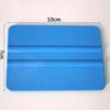 Color-Changing Protective Film Scraper with Replaceable Velvet Cloth for Car and Wallpaper Use