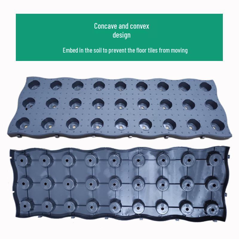 Gard de grădină împletit din plastic verde