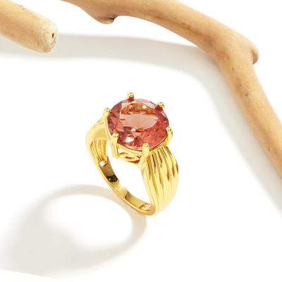 Un pezzo di grande anello solitario sintetico cambiamento di colore zultanite 925 gioielli in argento sterling per l'uso quotidiano da donna