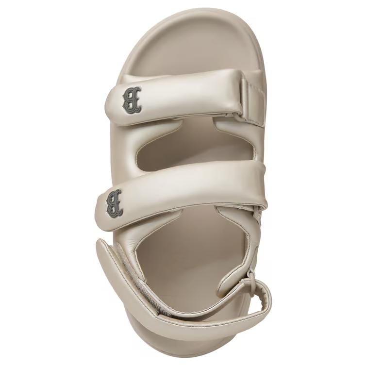 MLB Sandal Comfortable And Lightweight Beach Sandals Unisex Ecru 3ASDBPS43-43GOS
