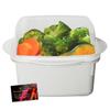 NEIGHBOR CLOWN Microwave Cooker for Warm Vegetables and Steamed Dishes Warm Vegetables and Steamed Dishes In the Microwave Made In Includes RC Sticker