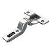 LOGICA Series 200 Hinge Quick Mounting 45mm Hole Spacing 17mm Bend Silver Finish - SALICE - C2J6P99
