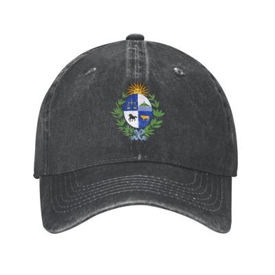 Punk Cotton Coat Of Arms Of Uruguay Baseball Cap for Unisex Women Adjustable Dad Hat Outdoor