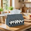 1pc Animal Tissue Box Multifunctional, Cranes Group Suitable for Home, Parties, And Car Decoration. This Decorative Tissue Paper Organizer Is Perfect 