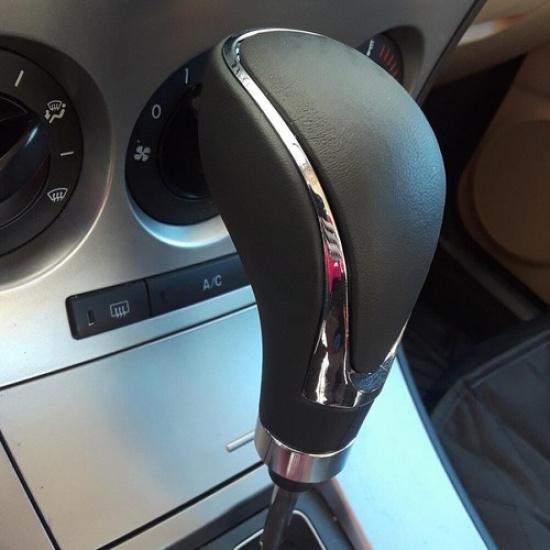 Leather Gear Shift Knob Stick Lever Head Pen Car For Manual Automatic Universal