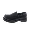 -Size, large size women's shoes, Japanese small leather shoes, women's British style retro loafers, one pedal jk uniform  shoes