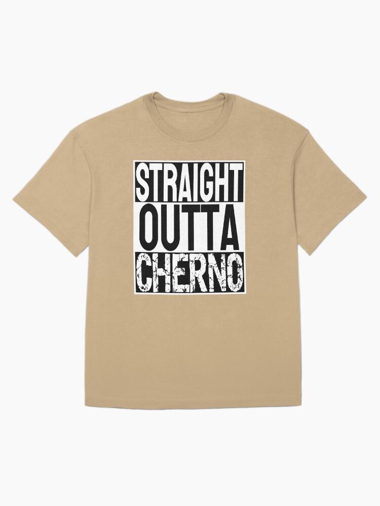 DayZ Straight Outta Cherno - White Oversized Unisex T-Shirt
