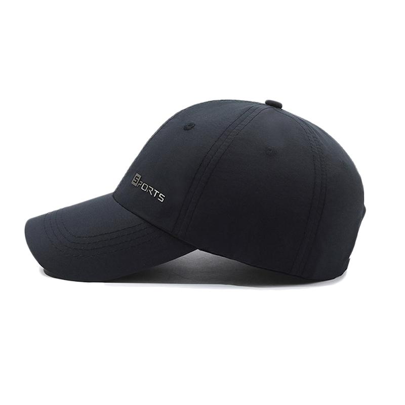 Summer Hat Letter Baseball Cap Men's Outdoor Breathable Quick-Drying Sun Hat Sun Visor Hats Fishing Hat Peak Cap