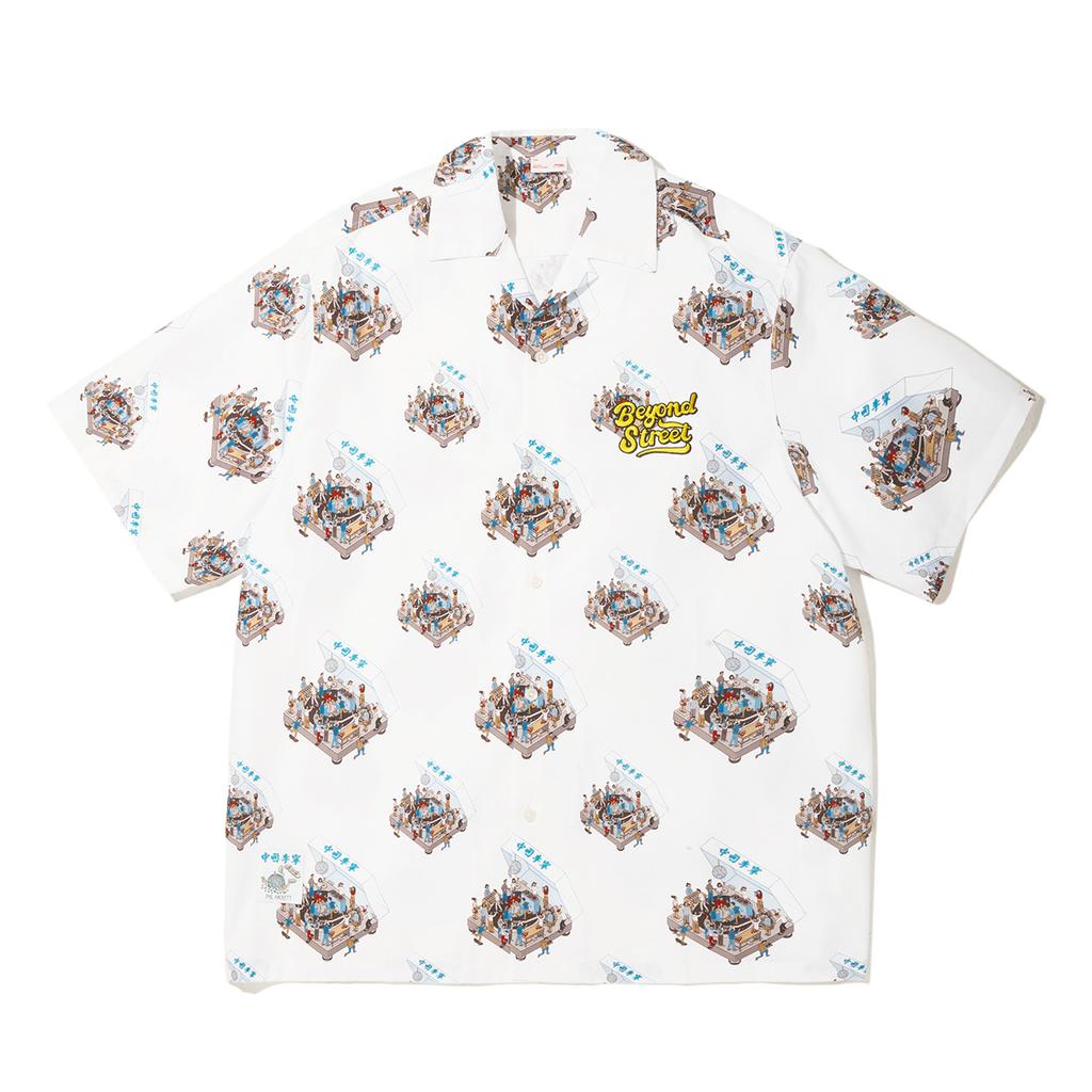 Li Ning Phil Hackett Artist Limited Edition Sports Casual Simple Loose Short Sleeve Shirt Men Shirts White ASHV033-1