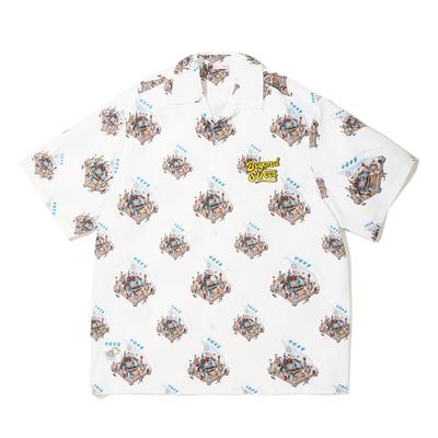 Li Ning Phil Hackett Artist Limited Edition Sports Casual Simple Loose Short Sleeve Shirt Men Shirts White ASHV033-1