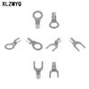 320Pcs/Box Terminals Non-Insulated Ring Fork U-type Brass Terminals Assortment Kit Cable Wire Connector Crimp Spade