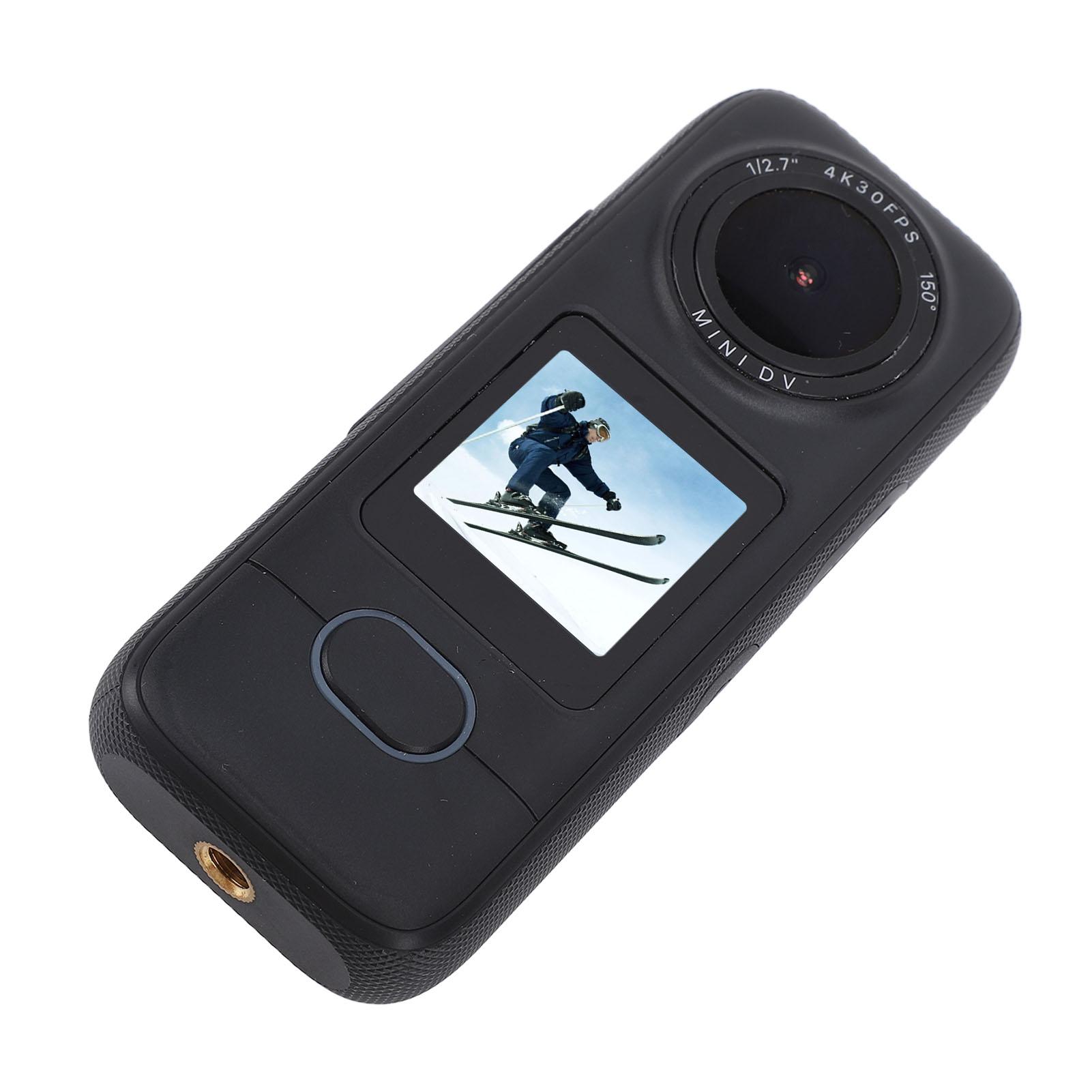 

4K 1080P Натільна камера 20МП Ширококутна 1,4-дюймовий IPS сенсорний екран Нічне бачення DV Відеокамера