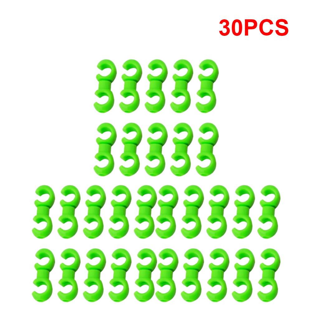 10-40pcs Bicycle Brake Gear Cable S Style Clips Rotating Buckle Hose Guide MTB Bike Cross Line Hook Tidy Clip Ring Clasp Cycling