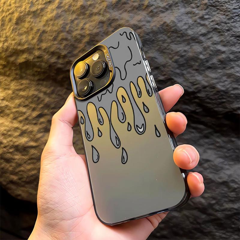 Fun Paint Graffiti Art Phone Case for Apple iPhone 1615 Pro Max 14 Pro 13 12 11 Pro Max 14 Plus Luxury Silicone Soft Shell
