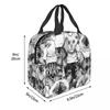 Lunch Bags for Women Kids Animal Cats Pet Cute Thermal Cooler Waterproof Picnic Oxford Lunch Box Bento Pouch