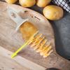 Spiralschneider für Kartoffeln mit 4 Edelstahlspießen Spiralisierer Pommes-Maker Wiederverwendbarer Kartoffel-Twister Küchenzubehör