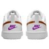 Nike Court Borough Low 2 SE Grade School 'White Metallic Copper' (Unisex) White / Vivid Purple / Metallic Copper Kids' Skateboarding Shoes