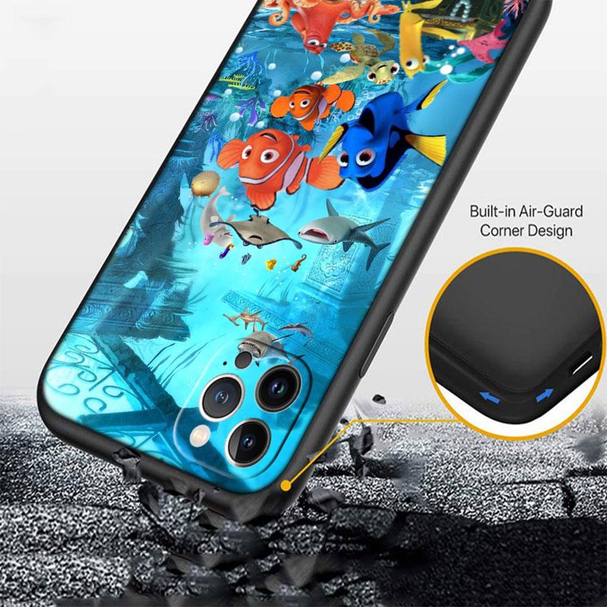CJ52 Finding Nemo Soft Shell Phone Case for iPhone SE X XS XR 11 16E 17 Pro Max Air 8 7 6 6s Plus