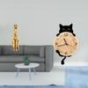 Clock Sculpture Table Centerpiece Ornament for Office Home Decor Lightweight No Ticking Hanging Wall