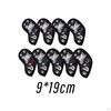 9Pcs PU Golf Iron Covers Set Outdoor Sports for Golfers Club Headcover