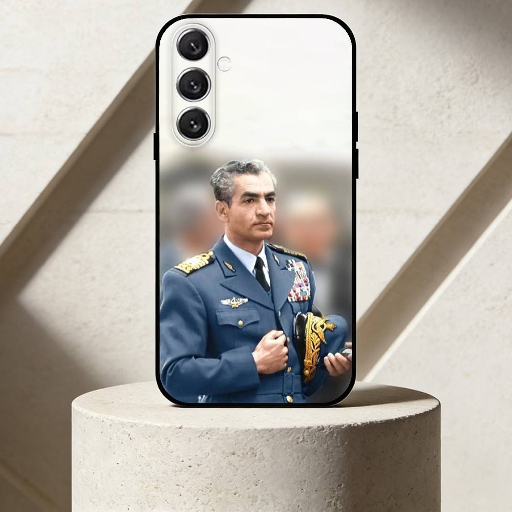 M-Mohammad Reza Pahlavi Phone Case For Samsung Galaxy A13,21s,22,31,32,52,53,71,72,73,Soft Black Cover