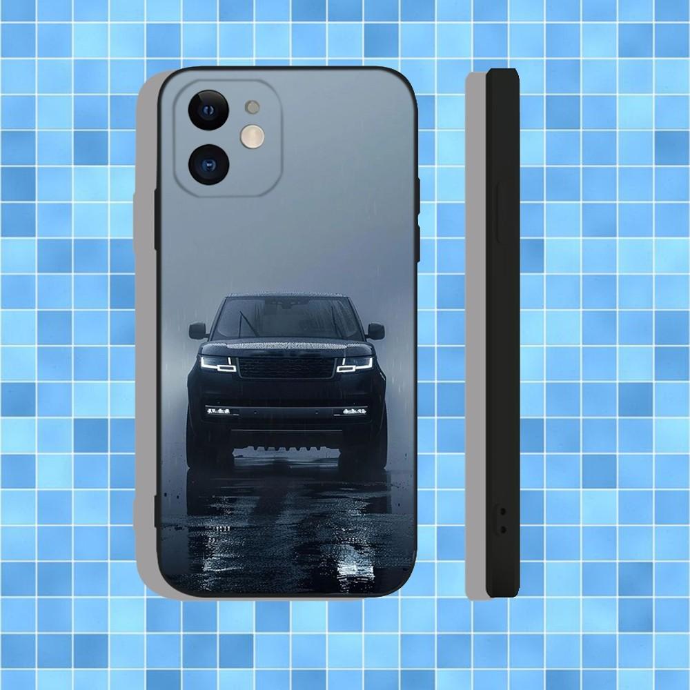 R-Range Roveres Sport Car Phone Case For iPhone 16,15,14,13,12,11,Pro,Max,Plus,X,XS,XR,SE,8,7,Mini,Soft Silicone Black Case