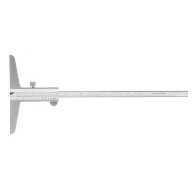 1 Stück Hochpräziser Tiefenmessschieber aus Edelstahl für den Maschinenprozess(0 150mm)