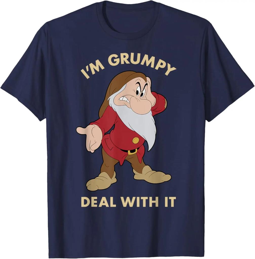 Snow White I'm Grumpy Deal with It Portrait T-Shirt Unisex
