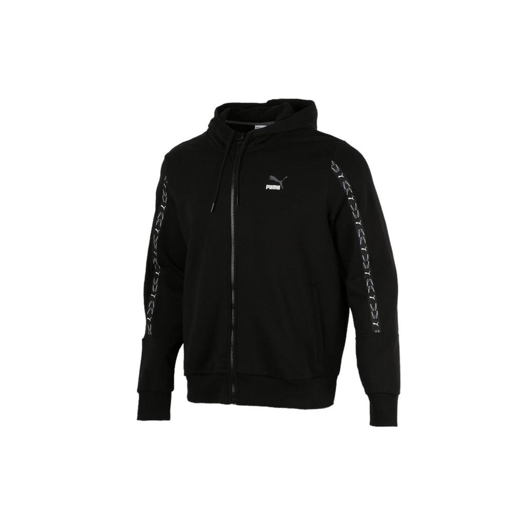 PUMA Elevate Hooded Full-Zip Jacket 'Black White' Men's 531071-01