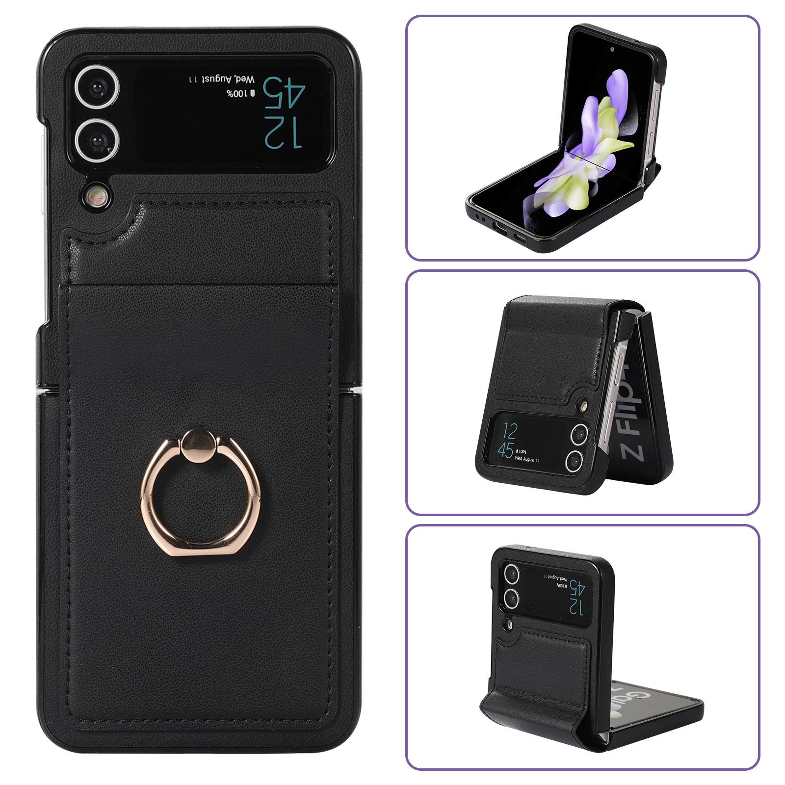 

Z Flip 5 Foldable Mobile Phone Case Suitable for Samsung Flip 3 Anti Fall Protection Case Ring Phone Case Creation Galaxy Z Flip 5