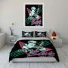 David Bowie Tribute Design Bettwäsche Bettbezug Set Bettbezug Kissenbezüge  (1*Bettbezug 2*Kissenbezüge, ohne Bettdecke)