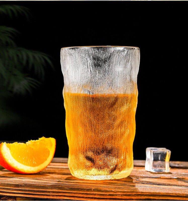 ZISIZ Glacier Pattern Glass Water Cup
