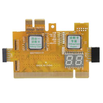 Desktop Diagnostic Card PCI PCIE 2LPC 4in1 Analyzer Motherboard 2Bit Debug Post Test Kit