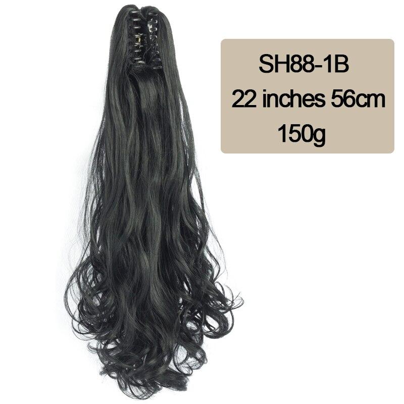 Women Synthetic Natural Wig Elevated Wavy Curly Hair Band Clip Drawstring Ponytail Hair Extension Natural Extension Wig KTB