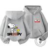 Boys Girls Cute Cartoon Zipper Hoodie Autumn Winter Trendy Fashion Street Style Kids Apparel