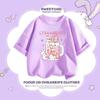 Girls Summer Cotton Short Sleeve T Shirt Cute Cartoon Print Top For Kids Baby Casual Tee