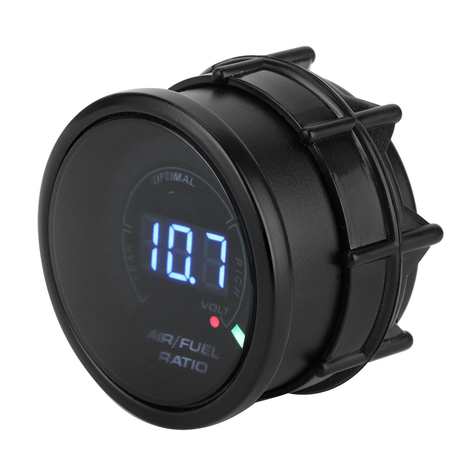 

2 дюйма 2 в 1 12 В Датчик соотношения воздух-топливо Вольтметр Светодиодный цифровой дисплей Высокая точность Универсальный для автомобиля