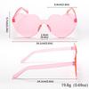 10 Pcs Heart-Shaped Glasses Party Favors, Plastic Novelty Eyewear, For Weddings, Birthdays, Anniversaries, Bachelor Parties