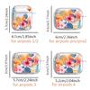 Fruit Flowers Clear Earphone Cases Cover Case For Airpods 4 Pro Pro3 1 3 2 Pro2