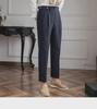 2024 Men's Summer High-Waist Straight Casual British Retro Trousers