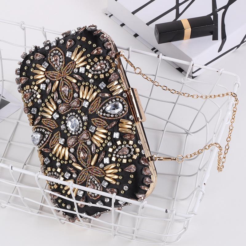 New Bead Embroidery Dinner , Party Banquet Lady  Clutch  Bridal Evening  Evening Giftbag