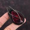 Red Fire Labradorite Pendant Copper Wire Wrapped Gemstone Pendant Handmade Pendant Copper Jewelry Latest Design Pendant Wire Wrapped Jewelry