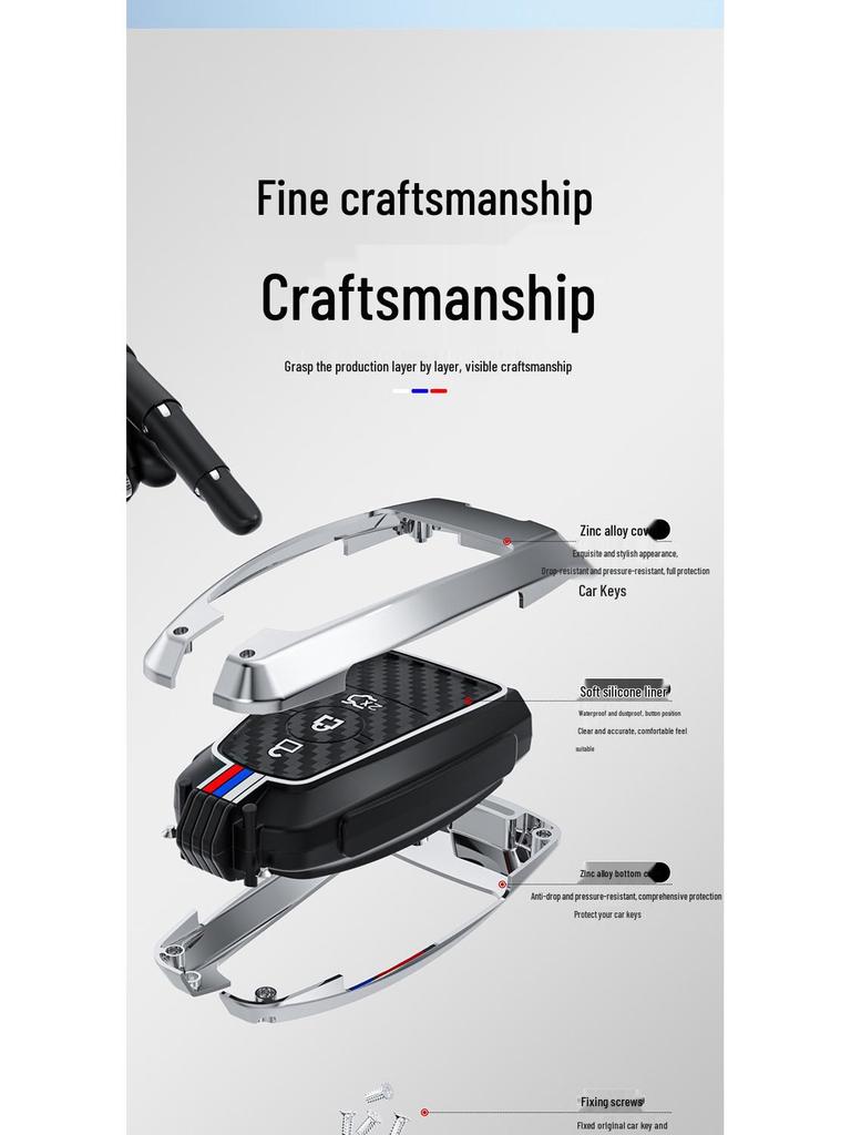 Ford Edge L Mondeo Focus Escort Explorer Key Case with Metal Buckle