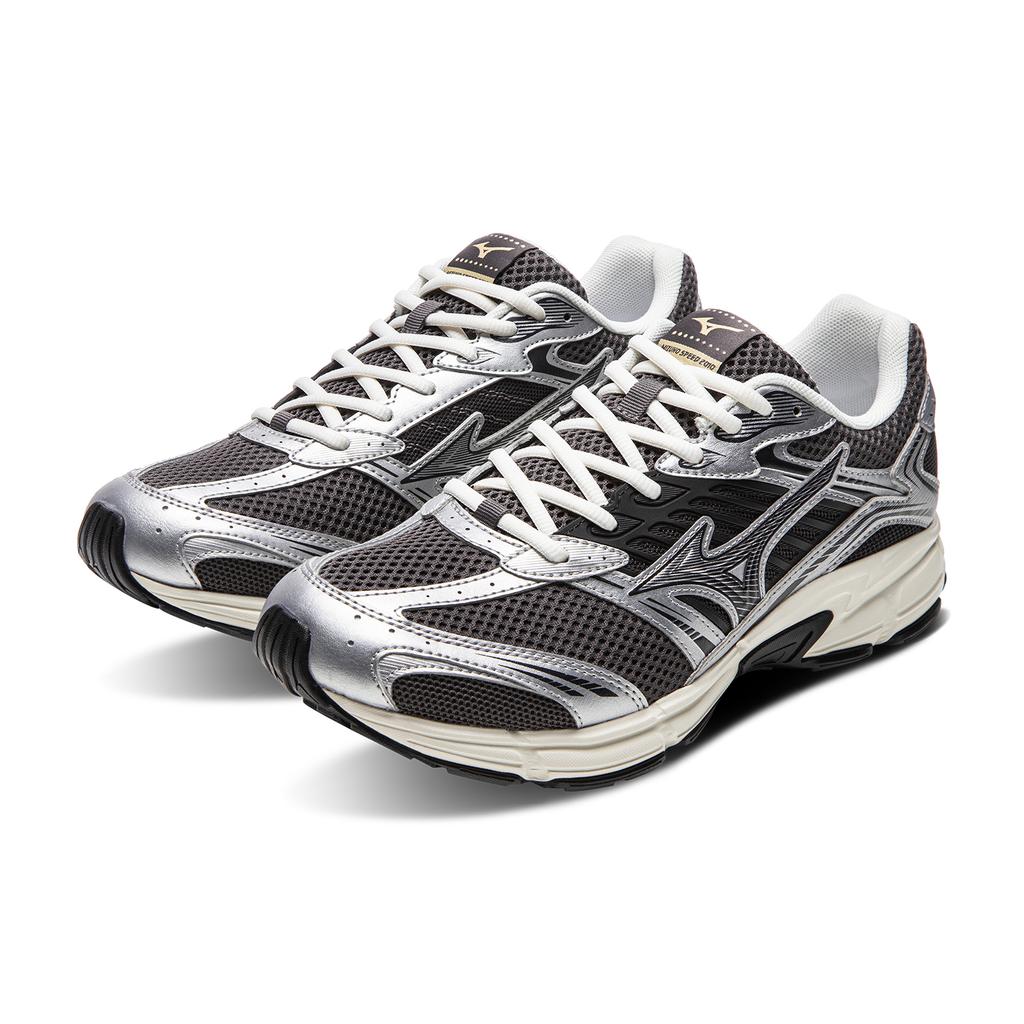 Mizuno Speed 2010 Retro Versatile Urban Commuting Comfortable Low-Top Running Shoes Unisex sneaker Silver D1GH251708