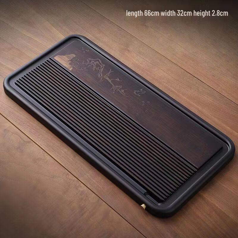 Qianli Jiangshan Dual-Use Bamboo Tea Tray