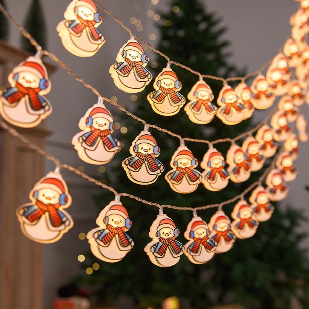 3 Meters Christmas Lights String Santa Claus Design Snowman Design Christmas LED Light LED Technology Gingerbread Man Design