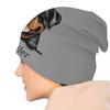 Rottweiler Dog Bonnet Hat Knitted Hats Unisex Women Fashion Unisex Pet Animal Winter Warm Skullies Beanies Caps